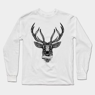 DEER ILLUSTRATION Long Sleeve T-Shirt